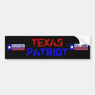 Texas Patriott Bumpersticker