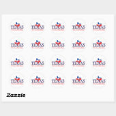 Texas Patriottische Stickers (Vel)