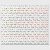 Texas Patterned Letters and Poinsettia Wreath Cadeaupapier (Vlak)