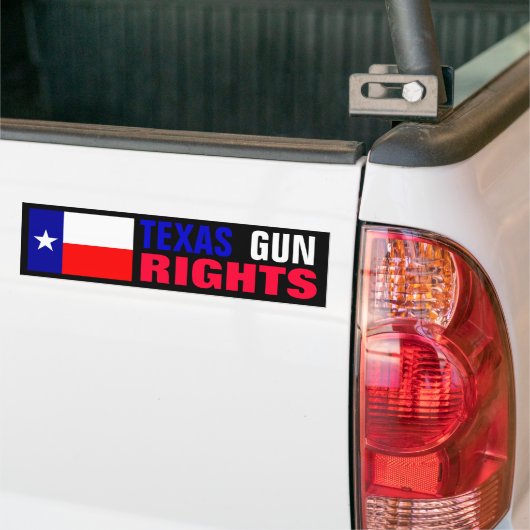 Texas Pistool Rights Bumpersticker (Op Truck)
