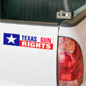 Texas Pistool Rights Bumpersticker (Op Truck)
