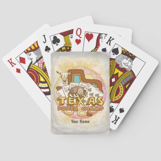 Texas Poker-spelkaarten Pokerkaarten (Achterkant)