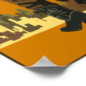 Texas-Poster aanpassen Poster (Hoek)