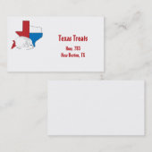 Texas Pride Armadillo Visitekaartje (Voorkant / Achterkant)