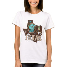 Texas Pride Cowboy Boot Southwest T-shirt