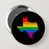 TEXAS PRIDE -.png Ronde Button 4,0 Cm (Voorkant /achterkant)