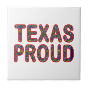 Texas Proud Bluebonnet Tegeltje