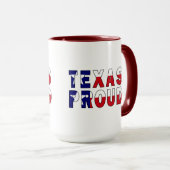 Texas Proud Flag Mok (Voorkant rechts)