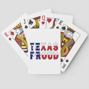 Texas Proud Flag Pokerkaarten