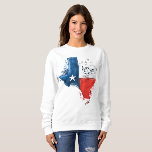Texas Pullover Sweatshirt personnalisable (Devant entier)