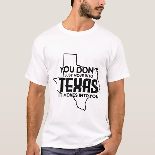 Texas Quote-Shirt T-shirt (Voorkant)