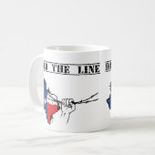 Texas Rally Cry Ceramic Mug (Devant gauche)