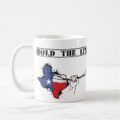 Texas Rally Cry Ceramic Mug (Gauche)