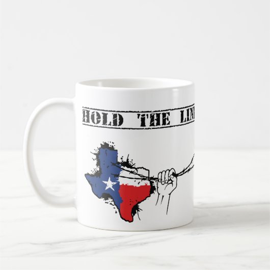Texas Rally Cry Ceramic Mug (Gauche)