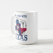 Texas Rally Cry Keramische Mok (Voorkant links)