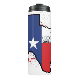 Texas Rally Cry Thermische Tumbler Thermosbeker