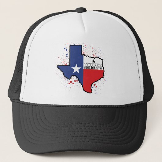 Texas Rally Cry Trucker Hoed Trucker Pet (Voorkant)