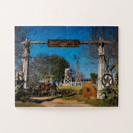 Texas Ranch Jigzaag Puzzle Legpuzzel (Horizontaal)