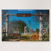 Texas Ranch Scene. Jigsaw Puzzle (Horizontal)