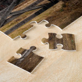 Texas Ranch Scene.Kerstgroetings Legpuzzel (Zijkant)