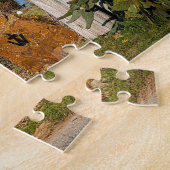 Texas Ranch Scene. Legpuzzel (Zijkant)