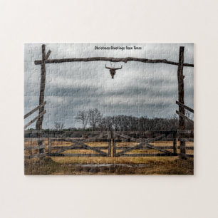Texas Ranch Scene. Legpuzzel