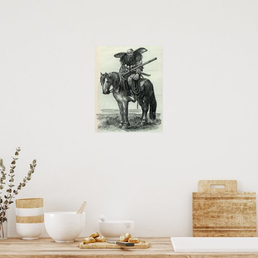 Texas Ranger Print (Keuken)