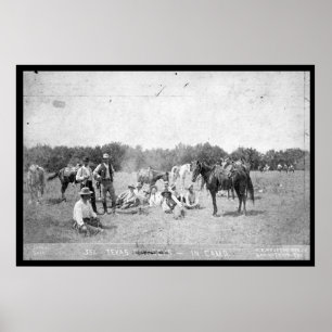 Texas Rangers in Camp Poster