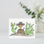 Texas Rattlesnake Briefkaart (Staand voorkant)