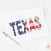 Texas Rechthoekige Sticker (Envelop)