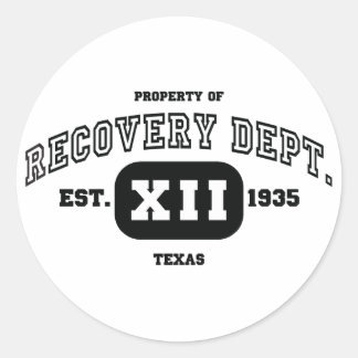 TEXAS Recovery Ronde Sticker