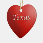 Texas Red Heart Keepomwille Ornament (Links)