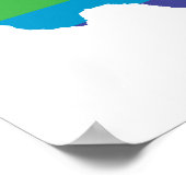 texas regenboog poster (Hoek)