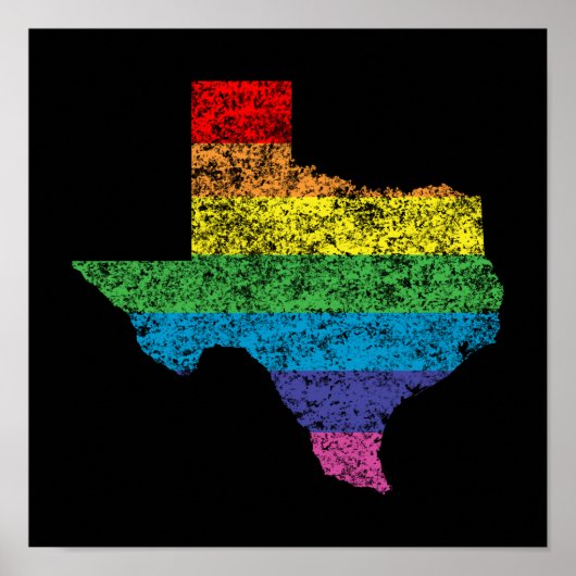texas regenboog poster (Voorkant)