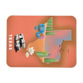 Texas reisposter magneet (Horizontaal)