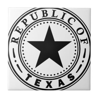 Texas (Republiek Texas Seal) Tegeltje