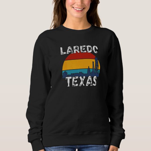 Texas Retro Laredo Texas Souvenirs Trui (Voorkant)