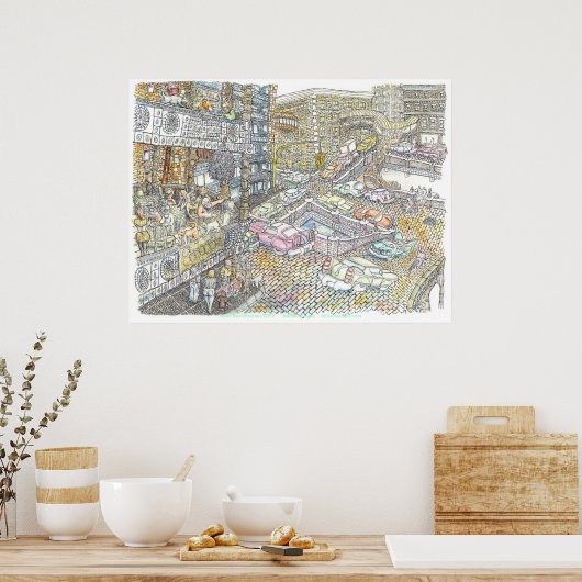 Texas Reunification 2092 - Poster (Cuisine)