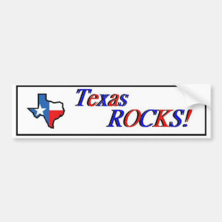 Texas Rocks. Bumpersticker