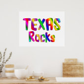 Texas Rocks Poster (Keuken)