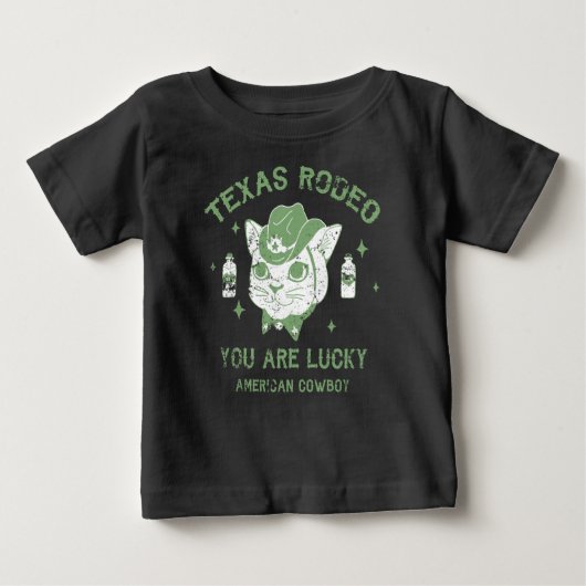 Texas Rodeo, tu as de la chance, t-shirt mignon (Devant)