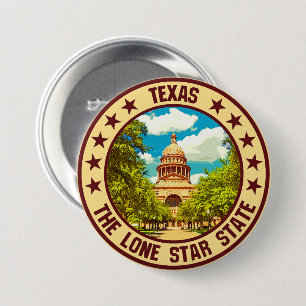 Texas Ronde Button 7,6 Cm