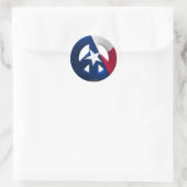 Texas Ronde Sticker (Tas)