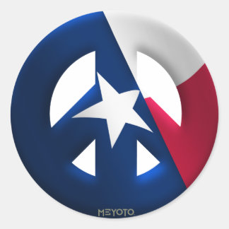 Texas Ronde Sticker