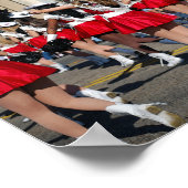 Texas Roos Festival Parade Marchers Poster (Hoek)