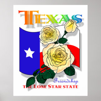 Texas roos-superposter poster