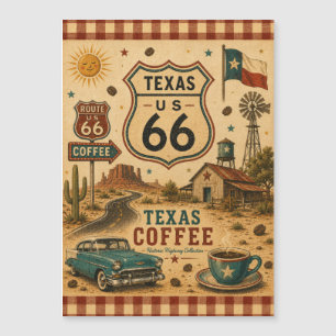 Texas Route 66 Coffee Loyalty Cafe Stijl