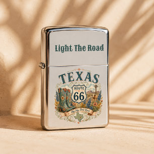 Texas Route 66 Cowgirl Western Vlam Geschenk
