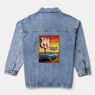 Texas Route 66 Festival Denim Jacket