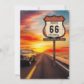 Texas Route 66 Festival Invitation (Devant)